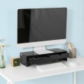 Miniatyrbillede 1 af 6: Rootz Monitor Stand Computer Screen-Monitor Stand- Monitor Riser -Desk Organizer med 2 skuffer