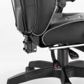 Miniatyrbillede 9 af 9: Rootz Ultimate Gaming Chair - Ergonomisk kontorstol - Justerbar computerstol - High-Density Foam Support - Justerbar højde 121cm-128cm - Sæde 56cm x 4