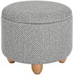 Miniatyrbillede 1 af 9: Rootz multifunktionel osmannisk - Opbevaringsskammel - Sofabord - Komfortable siddepladser - Alsidigt design - Holdbar konstruktion - 39 cm x 33 cm