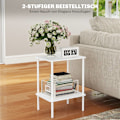 Miniatyrbild 4 av 11: Rootz 2 Tier Side Table - Accent Table - soffbord - Extra förvaring - 40 cm x 30 cm x 52,2 cm