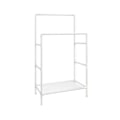 Miniatyrbillede 1 af 6: Rootz Tøjstativ - Garderobestativ - To stænger - Metal - Plast - Hvid - 88 x 44 x 154 cm