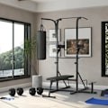 Miniatyrbild 2 av 11: Rootz Hantelset - 30KG Hantelset - med viktskivor - för hemmakontoret gym - Stål - PU - Styrketräning - Svart