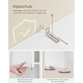 Miniatyrbild 5 av 5: Rootz Classic White Badrumsskåp - Förvaringsenhet - MDF-möbler - Rymlig design - Robust konstruktion - Enkel montering - 30cm x 30cm x 170cm