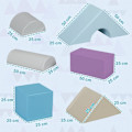 Miniatyrbild 3 av 6: Rootz Soft Building Blocks Set - Skumblock - Lekblock för barn - Stimulerar kreativiteten - Innehåller 11 block - Olika storlekar