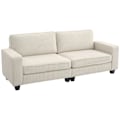 Miniatyrbillede 10 af 10: ROOTZ 3 -SEATER SOFA - Stue Couch - White Sofa - Optimal support - 227 x 84 x 87 cm