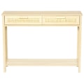 Miniatyrbild 1 av 9: Rootz Console Table - Side Table - Bedroom Console Table - 2 Drawers - Sideboard Entrance - 100 x 30 x 76 cm