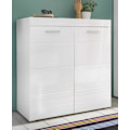 Pikkukuva 1 / 10: Rootz kenkäkaappi - Kaappi - Kiiltävä - 91 x 97 x 38 cm White