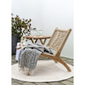Pikkukuva 3 / 4: Rootz Menorca -pyöreä matto - pyöreä matto - ympäristöystävällinen lattiapäällyste - kestävä lemmikki - Ø120cm
