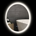 Miniatyrbild 1 av 10: Rootz LED badrumsspegel - Väggmonterad sminkspegel - Justerbar ljusstyrka - Minnesfunktion - Immskydd - IP44 - 60cm x 3cm