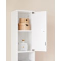 Miniatyrbillede 7 af 10: Rootz Tall Badeværelse Skab - Opbevaringsskab - Badeværelsesarrangør - Justerbare hylder - 20x180x20cm - MDF E1 - Højglans hvid