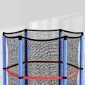 Miniatyrbillede 9 af 11: Rootz Children's Trampoline - Kids Jumper - Safety Bouncer - Endless Bouncy Fun - Steel Frame, Ø140x160cm
