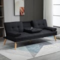 Miniatyrbillede 2 af 11: Rootz Sofa Bed - Guest Bed - Justerbar ryglæn - Max Comfort - Foldningstabel - 181x77x78 cm - Grå