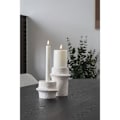 Pikkukuva 2 / 9: Rootz Cement -kynttilänhaltijajoukko - Valkoinen - keraamiset kynttilänjalat - tyylikäs sisustus - 10,81 cm x 10,61 cm x 8,22 cm