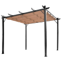 Pikkukuva 1 / 8: Rootz Pergola - Pergola Gazebo - Garden Pergola - Harmaa+ruskea