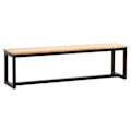 Miniatyrbild 1 av 6: Rootz Massive Dining Bench - Loft Style Seating - Modern Wood Bank - Unik handgjord design - 140 cm x 40 cm x 45 cm