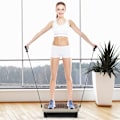Pikkukuva 1 / 9: Rootz Vibration Plate - Vibration Trainer - Vibration Device - Training Bands - 54L x 33W x 14Hcm