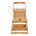 Miniatyrbillede 5 af 11: Rootz Badekarhylde - Badekarbro - Badekarstøtte - Badekarbakke - Badekar - Bambus - Naturlig - (70-105) X 21,8 X 5 Cm