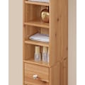 Miniatyrbillede 7 af 7: Rootz Cedar Badeværelsets kabinet - Tall Storage Unit - Rumbesparende arrangør - Miljøvenlig Cedar - 20x180x20cm