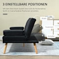 Miniatyrbillede 5 af 11: Rootz Sofa Bed - Guest Bed - Justerbar ryglæn - Max Comfort - Foldningstabel - 181x77x78 cm - Grå