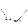 Miniatyrbillede 3 af 7: Rootz hængekøjestander - sort - metal - 141,73 cm x 36,22 cm x 45,27 cm