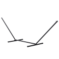 Pikkukuva 3 / 7: Rootz riippumattoteline - musta - metalli - 141,73 cm x 36,22 cm x 45,27 cm