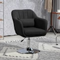 Miniatyrbillede 2 af 11: Rootz Swivel Office Stol - Højdejusterbar - Roterende lænestol - Maksimal komfort - 60 cm x 60 cm x 79-91 cm - Sort