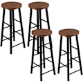 Pikkukuva 1 / 10: Rootz Industrial -baarijakkara - Työpöytäjakkara - Kitchen Island -tuoli - Tukeva teräsrunko - Monipuolinen ja suojaava muotoilu - Helppo koota - 71 c