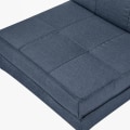 Miniatyrbillede 4 af 6: Rootz foldbar gulvsofa - gulvstol - 3-i-1 gulvsofa - Sammenklappelig lænestol - Sovesofa - Enkelt sovesofa - Mørkeblå - 61 x 73 x 58 cm