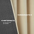 Miniatyrbillede 2 af 7: Rootz Luxury Velvet mørklægningsgardiner - Draperer - Vinduesbeklædning - Lysblokering - Termisk isolering - Nem installation - 140cm x 225cm/245cm/27