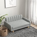 Miniatyrbillede 9 af 10: Rootz PawHut Hundeseng - Pet Lounger - Hundepude - Blød pude - Vaskbart betræk - Skridsikre fødder - 94W x 61D x 40H cm