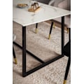 Miniatyrbillede 5 af 6: Rootz Stor spisebord - Rektangulær marmor Look Bord - Moderne spisebord - Sæder 8 - Robust design - 180 cm x 90 cm x 76 cm