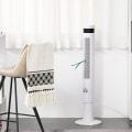Miniatyrbillede 2 af 8: Rootz Tower Ventilator med fjernbetjening - Hvid - Pe Plast, Stål - 11,81 cm x 11,81 cm x 43,3 cm