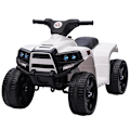 Pikkukuva 1 / 7: Rootz Mini Electric Quad - Lasten sähköiset ATV-rattaat - Sähkömoottoripyörä 2 ajovalolla - Sähköinen mönkijä - Rantaauto - Musta/Valkoinen - 65 x 40