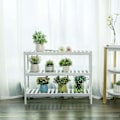 Miniatyrbillede 4 af 7: Rootz Bamboo 3-lags skostativ - Baderumsstativ - Opbevaringsstativ - Velegnet til 12 par sko - 70 x 26 x 55 cm