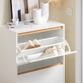 Miniatyrbild 7 av 8: Rootz Modern Shoe Cabinet - Skoorganisatör - Folding Shoe Storage - Space Efficient - 60cm x 122 cm x 34 cm