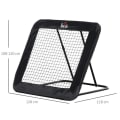 Miniatyrbild 3 av 10: Rootz Football Rebounder Net - Football Rebounder - Training Rebounder Net - Vikbar Kickback - Goal Rebound - Justerbar i 5 steg - Stål - Svart - 128