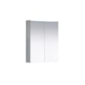 Pikkukuva 4 / 7: Rootz Mirror Cabinet - Reflective Storage - Wall Unit - Bathroom Organizer - Vanity Holder - Glossy Case - White High Gloss Finish - 60x78x18 cm