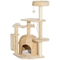 Pikkukuva 1 / 10: Rootz Cat Tree - Leikkikeskus - Raaputustolppa - Mukava riippumatto - Pehmeä pehmo - 56cm x 48cm x 112cm