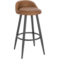 Miniatyrbillede 1 af 9: Rootz Barstol - Bordskammel - Justerbar barstol - Stabil og holdbar - Komfortabel siddeplads - Alsidigt design - 37,5 cm x 34 cm x 78,5 cm