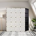 Pikkukuva 7 / 8: Modulaarinen Rootz-vaatekaappi - Mukautettava vaatekaappi - Säädettävä säilytysyksikkö - Kestävä, monipuolinen, helppohoitoinen - 185 cm x 185 cm x 35