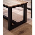Miniatyrbillede 6 af 6: Rootz Massive spisebank - Modern Bench - Loft Style Seating - Unik håndlavet design - 180 cm x 40 cm x 45 cm