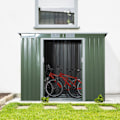 Pikkukuva 2 / 11: Rootz Tool Shed - Puutarhavaja - Storage Shed - Kestävä ja tuuletettu - 213 x 130 x 159cm - Vihreä