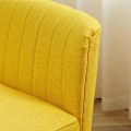 Miniatyrbillede 5 af 7: Rootz Sofa - 2 personers stofsofa - Sofasæde - Lounge Sofa - Gul - 117 x 56,5 x 77 cm