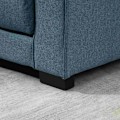 Miniatyrbild 5 av 5: Rootz Bäddsoffa - Hopfällbar soffa - 2-sits Tyg soffa - Soffa - Med sovfunktion - Soffset - Blå -147,5 x 75 x 85 cm