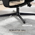 Miniatyrbild 8 av 11: Rootz Reclining Chair with Pall Set - Swivel Seat - Rocker Function - Velvet Look, 135 ° Justera - 74W x 81d x 102h cm, svart