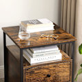Miniatyrbillede 4 af 9: Rootz Sengebord - Sidebord - Industrielt - 45 x 45 x 60 cm