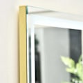 Miniatyrbillede 5 af 7: Rootz Dressing Spejl - Fuld Længde Spejl - Fuld Længde LED Spejl - Spejl - Vægmonteret dæmpbart spejl - Sølv - 40cm x 37cm x 156,5cm