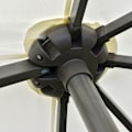 Miniatyrbillede 4 af 7: Rootz XXL Garden Paraply - Stor parasol - Patio Shade - Crank Opening - 4,6 m x 2,7 m x 2,4 m - Vægtposer & base inkluderet