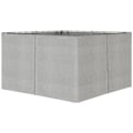 Miniatyrbild 1 av 9: Rootz Gazebo - Sidopaneler - C-ringar - Krokar - Hållbar - Långvarig - Ersättningsgardiner Gazebo - Fyrkantiga - Rundade stänger - 100% polyester - Lj