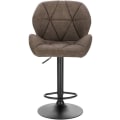Pikkukuva 4 / 10: Rootz-baarijakkarasarja - Työpöytätuolit - Säädettävät baarituolit - Ergonominen muotoilu - Kestävä keinonahka - Vakaa metallijalusta - 94cm-116cm x 5